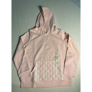 Cat Jack Light Pink Heart Pocket Hoodie Girls M 7‎ 8 Long Sleeve New With Tags